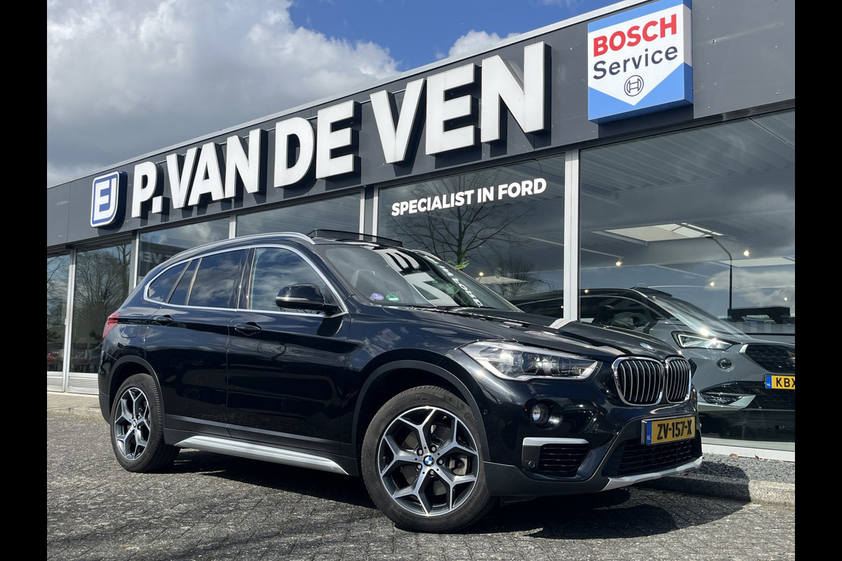BMW X1 sDrive20i High Executive 192pk/141kW Automaat | Panodak | Afneembare trekhaak | Vol leder | Camera | Elektr. achterklep | Head-Up display | etc. etc.