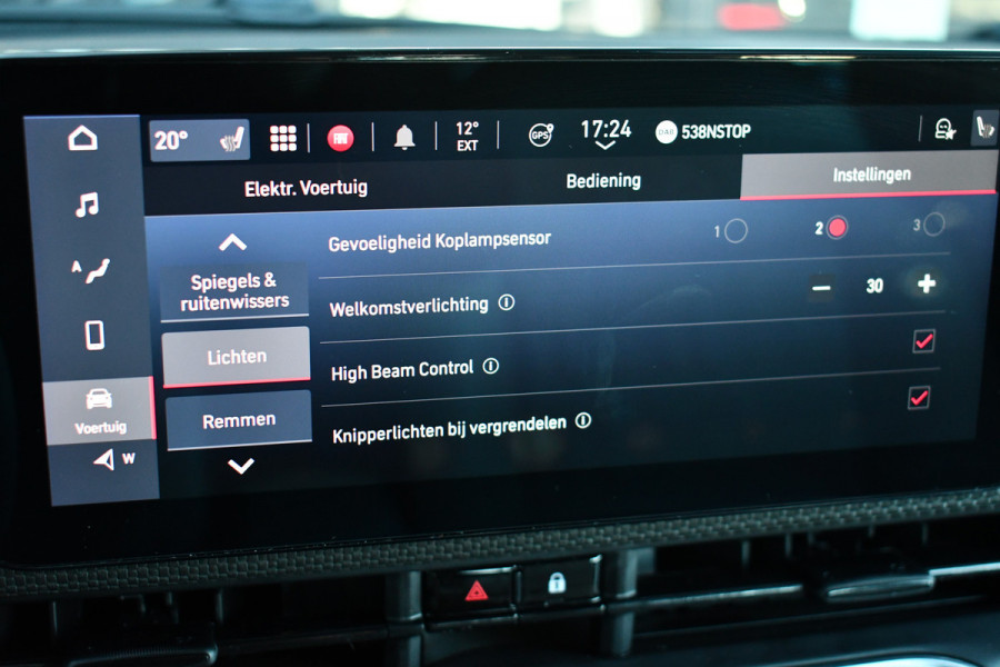 Fiat 500C La Prima 42 kWh Celestial Blue incl-Winterset ACC Stoelverw Camera Carplay