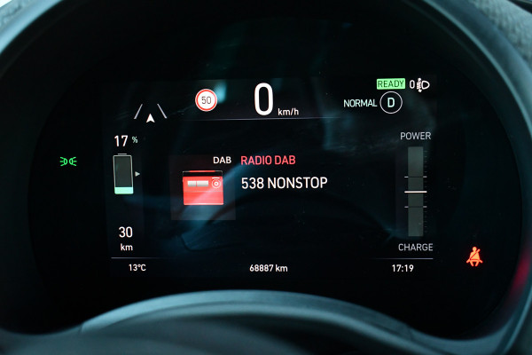 Fiat 500C La Prima 42 kWh Celestial Blue incl-Winterset ACC Stoelverw Camera Carplay