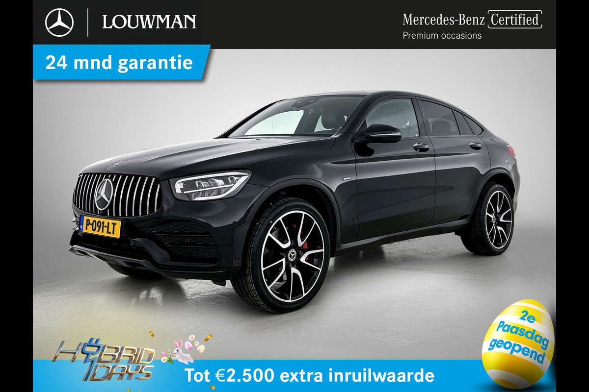 Mercedes-Benz GLC Coupé 300 e 4MATIC Plugin Hybride AMG Line | Digitale Cockpit | Leder | rode remklauwen | Panamericana Grille | Premium pakket MB-paasweekend