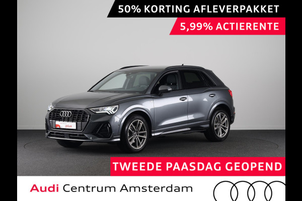 Audi Q3 35 TFSI S edition Competition 150pk| Verlengde garantie | Navigatie | Parkeercamera | 19 inch Lichtmetalen velgen | Apple Carplay/ Android Auto | S-line interieur