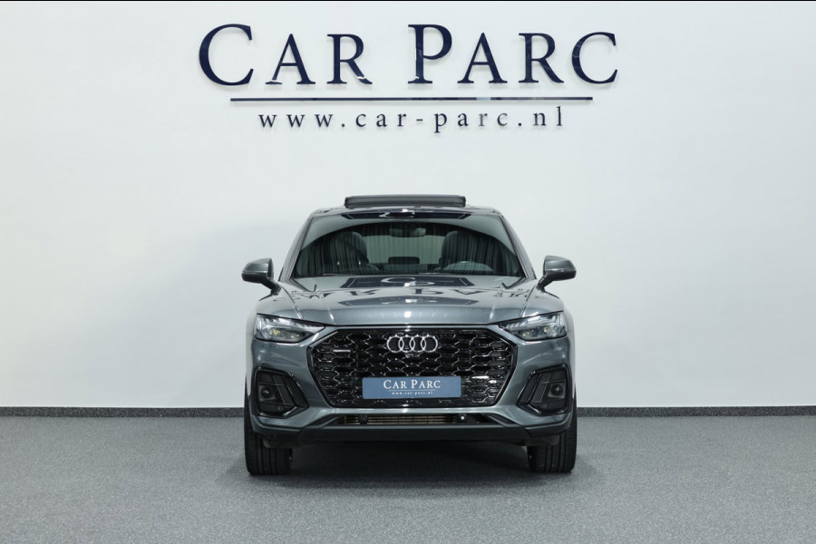 Audi Q5 Sportback 50 TFSI e S edition 3x S-line/LED/VIRTUAL/SFEER/PANO/HALF LEDER+S.VERWARMING/21" LMV/CAM/ACC/ECC/12 MND GARANTIE