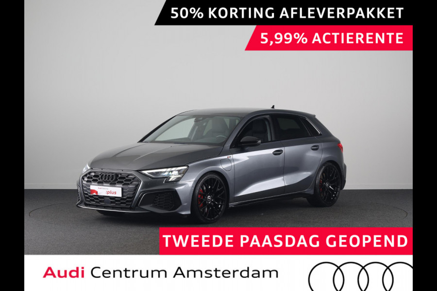 Audi A3 Sportback 45 TFSI e S edition Competition 245pk | Navigatie | Parkeercamera | Adaptieve cruise controle | Stoelverwarming