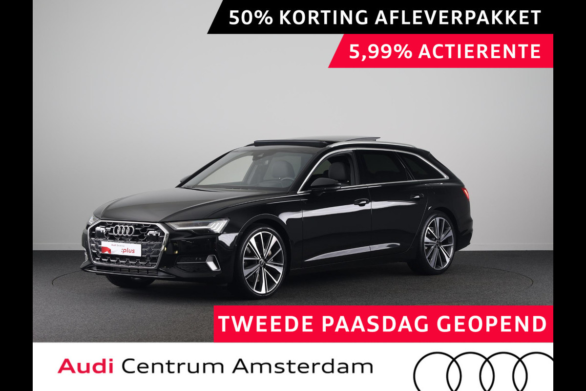 Audi A6 Avant 50 TFSI e quattro Advanced edition 299pk| Panoramadak | Head Up Display | Trekhaak | Lederen bekleding | Parkeercamera