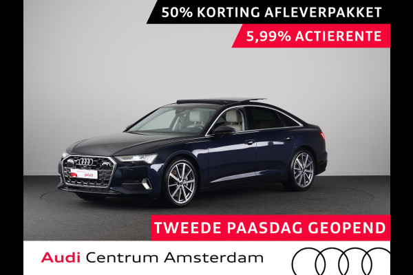 Audi A6 Limousine 50 TFSI e quattro Advanced edition 299pk | Panoramadak | Head Up display | B&O Audio  | Elektrisch verstelbare voorstoelen met geheugen