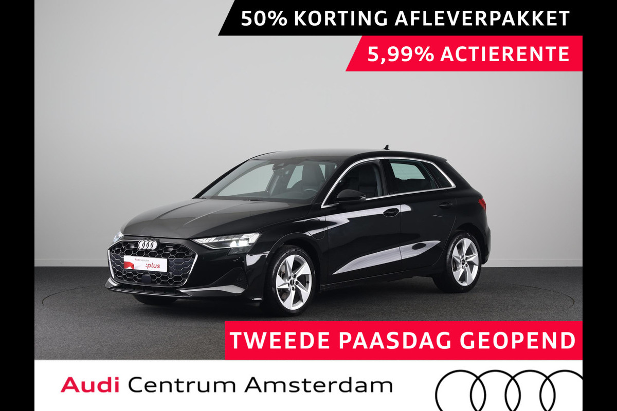 Audi A3 Sportback 40 TFSI e Advanced edition 204 pk S-tronic | Privé lease vanaf 655,- per maand | Verlengde garantie | Navigatie | Parkeersensoren (Park assist) | Achteruitrijcamera | Adaptieve cruise control | Stoelverwarming |