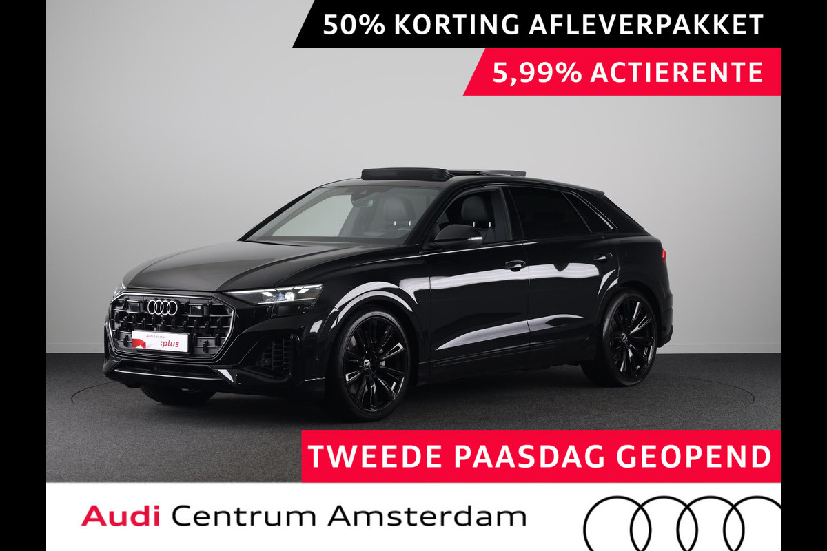 Audi Q8 55 TFSI e quattro Pro Line S 394pk | Panoramadak | Lederen bekleding | Head Up Display | Luchtvering | Trekhaak