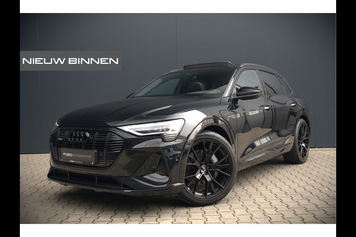 Audi e-tron e-tron 50 quattro Launch edition Black 71 kWh S-Line | Panoramadak | Stoelverwarming | Adaptive Cruise Control | Memory Seat | Parkeersensoren | Keyless | Apple Carplay