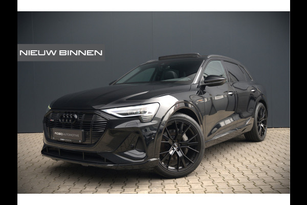 Audi e-tron e-tron 50 quattro Launch edition Black 71 kWh S-Line | Black Edition | Panoramadak | Memory Seat | Luchtvering | Adaptive Cruise Control | Keyless | Matrix LED | Stoelverwarming | NAP |