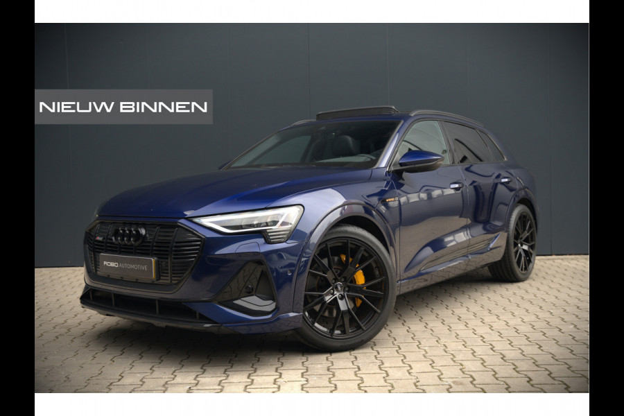 Audi e-tron e-tron 50 quattro Launch edition Black 71 kWh S-Line | Panoramadak | Stoelverwarming | Adaptive Cruise Control | Memory Seat | Parkeersensoren | Keyless | Apple Carplay | SOH 89,22%