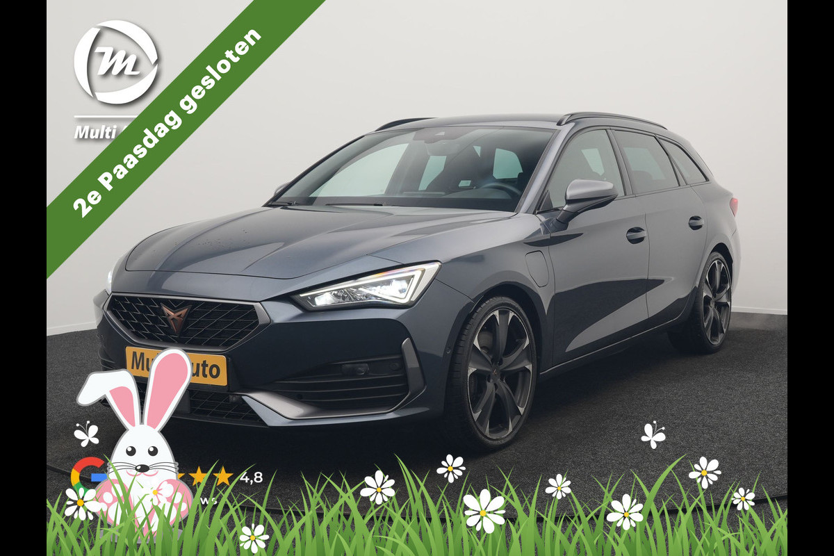 CUPRA Leon 1.4 e-Hybrid VZ PHEV 245pk Dealer O.H | Adaptive Cruise | Camera | Keyless | Sportstoelen Verwarmd | Apple Carplay | Sfeerverlichting | Virtual | Navigatie | DAB+ | 19"L.M | Plug In Hybrid