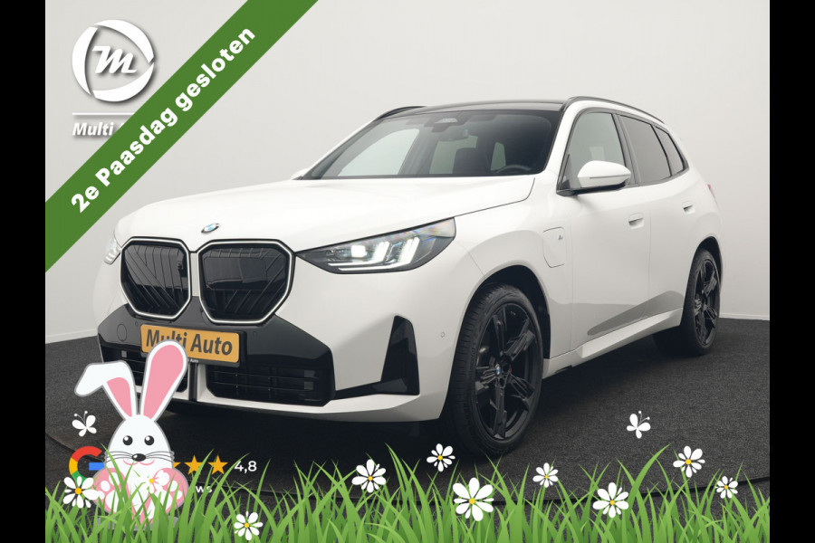 BMW X3 30e xDrive M Sport PRO PHEV 299pk | Panodak | Trekhaak af Fabriek | Adaptive Cruise | 21"L.M | 360 Camera | Head Up | Harman Kardon | Lederen Sportstoelen Memory & Verwarmd |  Widescreen | Navigatie | DAB | Plug In Hybrid