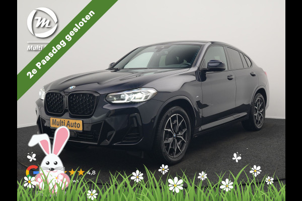 BMW X4 xDrive20i M Sport 184pk Dealer O.H. Carbon Schwarz Metallic | Adaptive Cruise | Camera | Sfeerverlichting | Lederen Sportstoelen Verwarmd | Apple Carplay | Virtual Cockpit | Navigatie | DAB | 19"L.M |