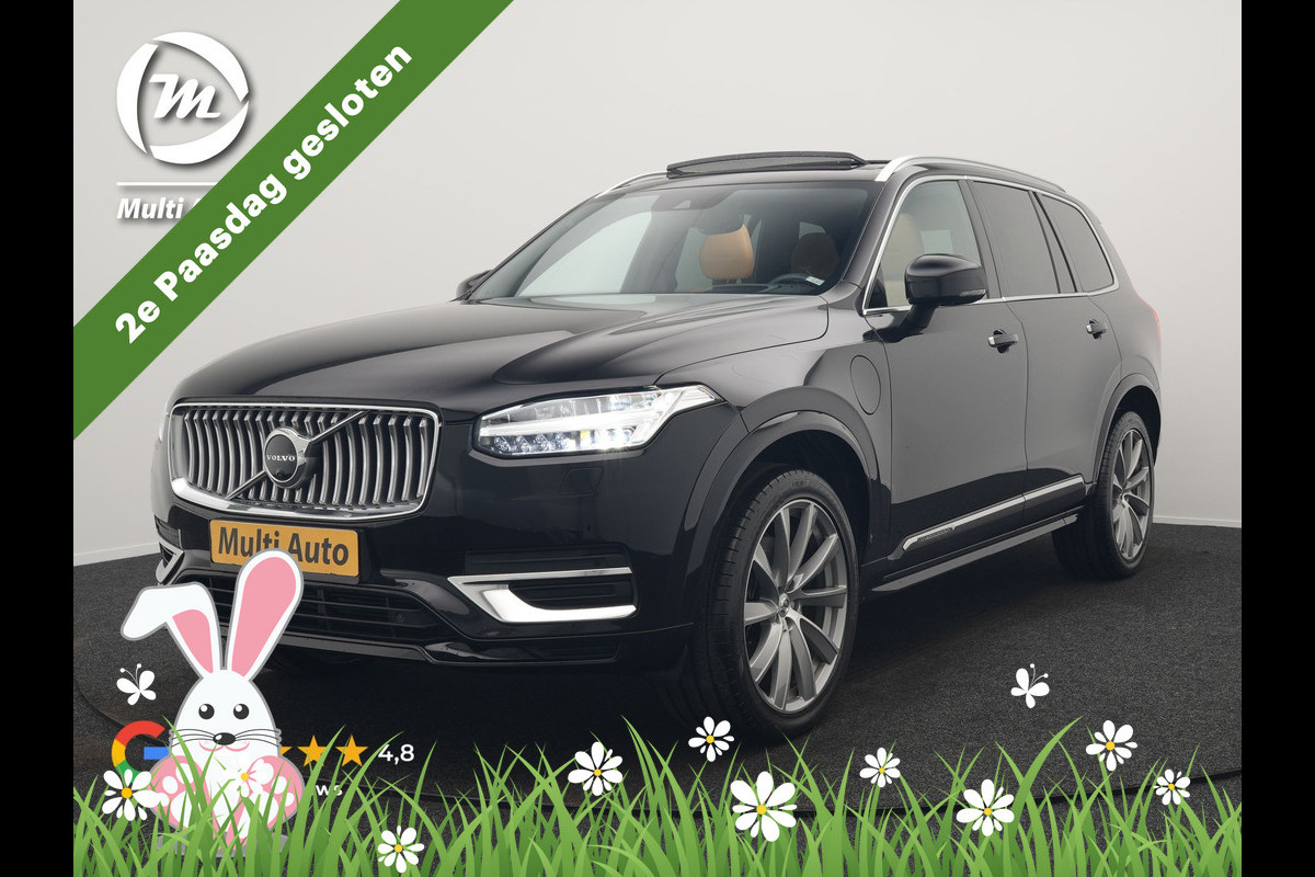 Volvo XC90 T8 Twin Engine AWD Inscription 7 Persoons PHEV 394pk Dealer O.H. | Panodak | Adaptive Cruise | Luxe Lederen Sportstoelen Memory & Verwarmd | 360 Camera | Head Up | Harman Kardon | Apple Carplay | Blis | Virtual | Navigatie | 21"L.M | Plug In Hybrid