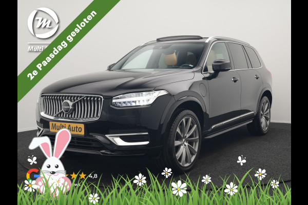 Volvo XC90 T8 Twin Engine AWD Inscription 7 Persoons PHEV 394pk Dealer O.H. | Panodak | Adaptive Cruise | Luxe Lederen Sportstoelen Memory & Verwarmd | 360 Camera | Head Up | Harman Kardon | Apple Carplay | Blis | Virtual | Navigatie | 21"L.M | Plug In Hybrid