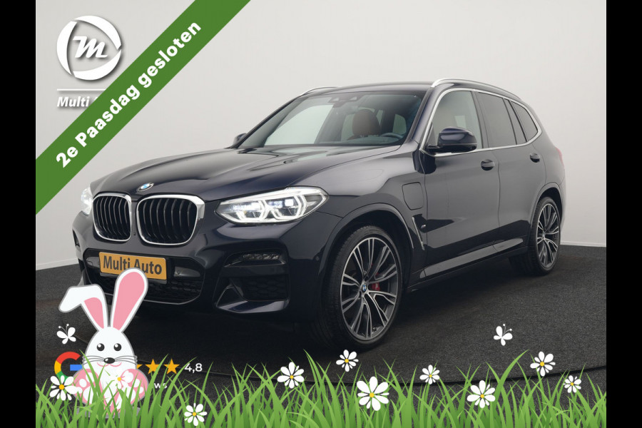 BMW X3 xDrive30e M Sport PHEV 293pk Dealer O.H. | Trekhaak Af Fabriek | Head Up | 360 Camera | Adaptief Onderstel | Lederen Sportstoelen & Stuur Verwarmd | Sfeerverlichting | Keyless | Blis | Navigatie | DAB | Virtual | Plug In Hybrid