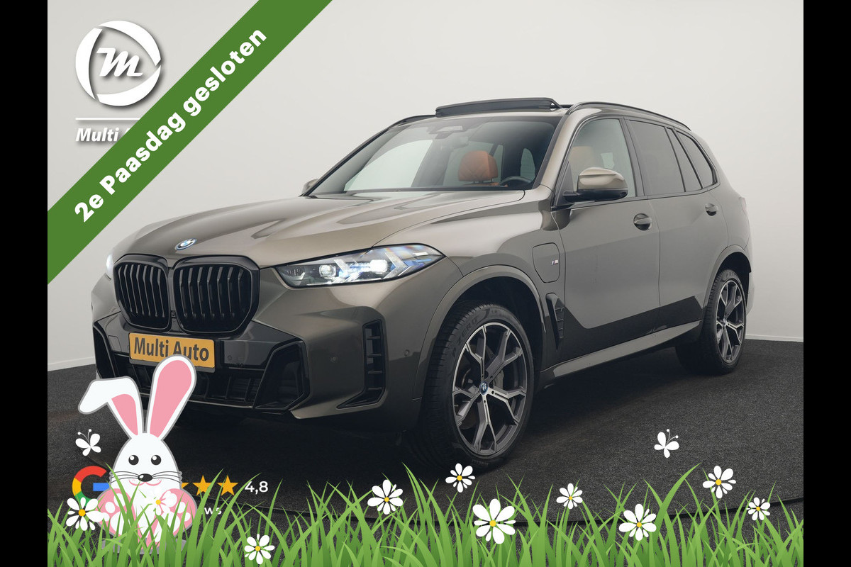 BMW X5 xDrive50e M Sport PHEV 490pk Dealer O.H. | Panodak | Luchtvering | Laser LED | Adaptive Cruise | Harman & Kardon | Comfortstoelen Memory & Stoelventilatie | Head Up | 360 Camera | Apple Carplay | Plug In Hybrid