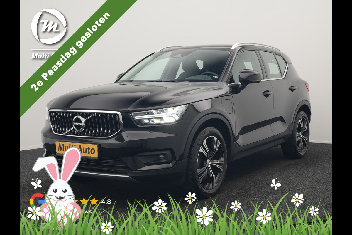 Volvo XC40 T5 Recharge Inscription PHEV 263pk Dealer O.H. | Trekhaak Af Fabriek | Adaptive Cruise | Camera | Harman / Kardon | Lederen Sportstoelen Memory & Verwarmd | Stuur Verwarmd | Keyless | Apple Carplay | Navigatie | DAB | Plug In Hybrid