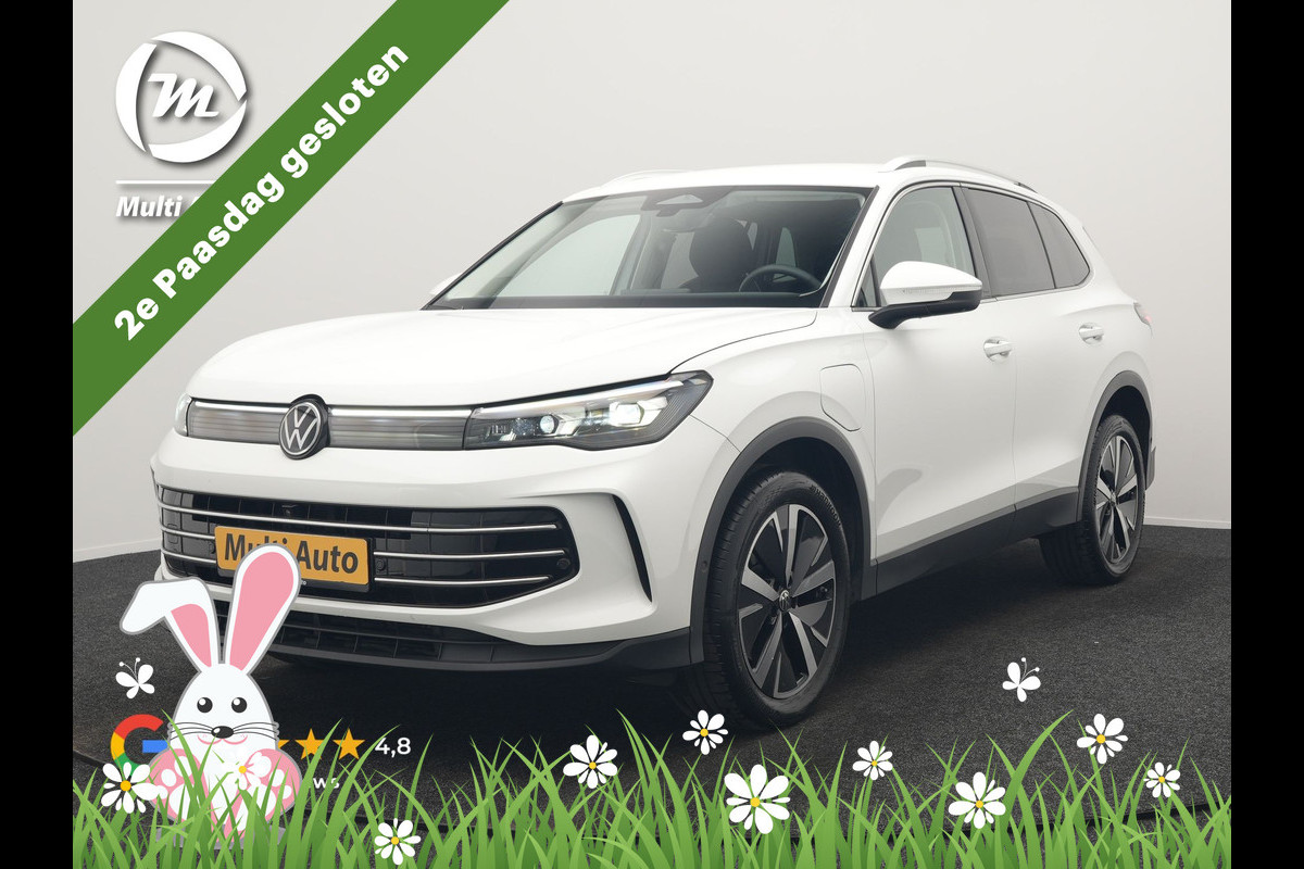 Volkswagen Tiguan 1.5 eHybrid Elegance PHEV 272pk Dealer O.H. | Trekhaak Af Fabriek | Adaptive Cruise | 360 Camera | Alcantara Sportstoelen Massage & Verwarmd | IQ Light | Stuur Verwarmd | Sfeerverlichting | Keyless | Blis | Virtual | Plug In Hybrid |