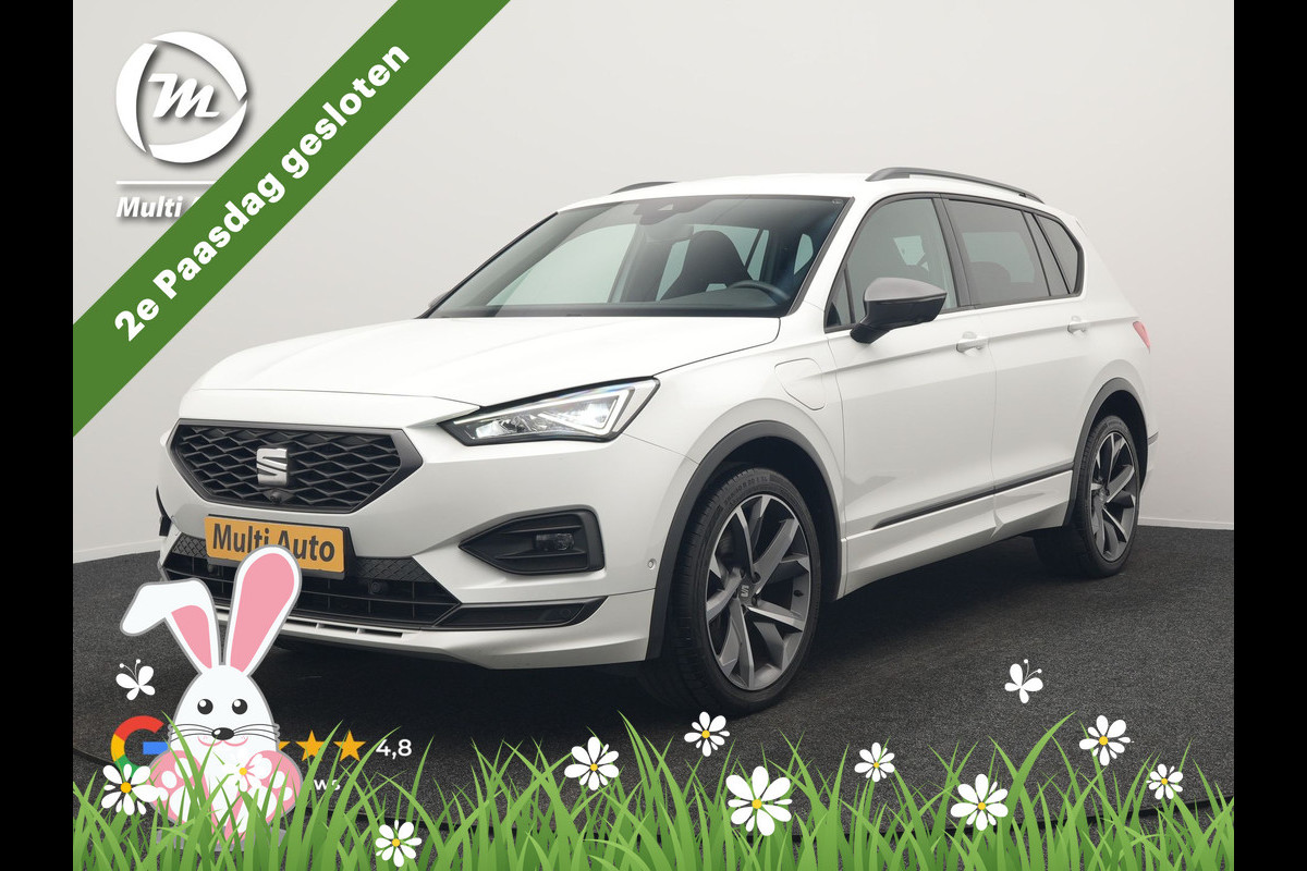 Seat Tarraco 1.4 TSI e-Hybrid FR PHEV 245pk Dealer O.H. | Trekhaak Af Fabriek | Adaptive Cruise | 360 Camera | Sportstoelen Memory & Verwarmd | Stuur Verwarmd | Keyless | Blis | 20"L.M | Apple Carplay | Navigatie | DAB | Plug In Hybrid |