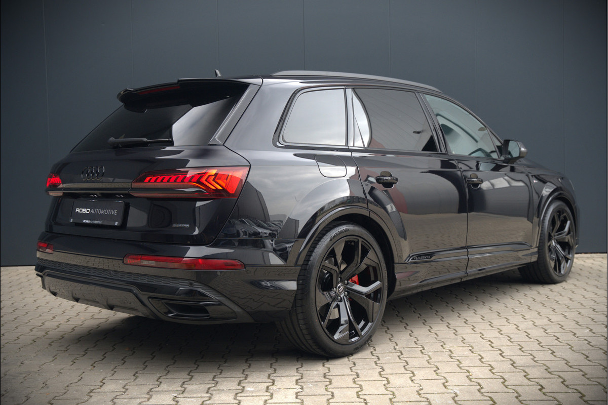 Audi Q7 55 TFSI e quattro Pro Line S S-Line | Bang & Olufsen | Panoramadak | Stoelverwarming | Stuurverwarming | Luchtvering | Head-Up Display | Memory Seats | Matrix LED | Apple Carplay | Adaptrive Cruise Control | Ambiance Verlichtin