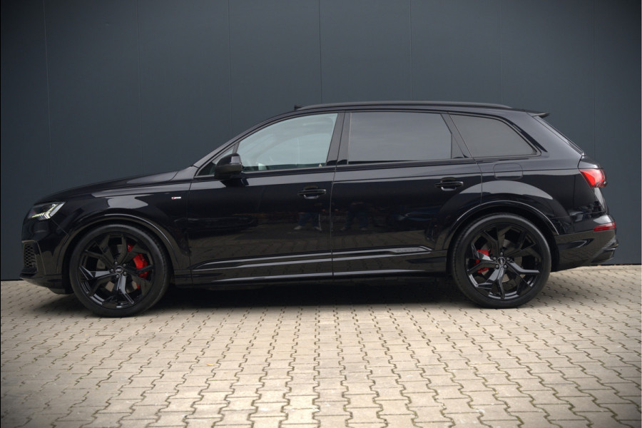 Audi Q7 55 TFSI e quattro Pro Line S S-Line | Bang & Olufsen | Panoramadak | Stoelverwarming | Stuurverwarming | Luchtvering | Head-Up Display | Memory Seats | Matrix LED | Apple Carplay | Adaptrive Cruise Control | Ambiance Verlichtin