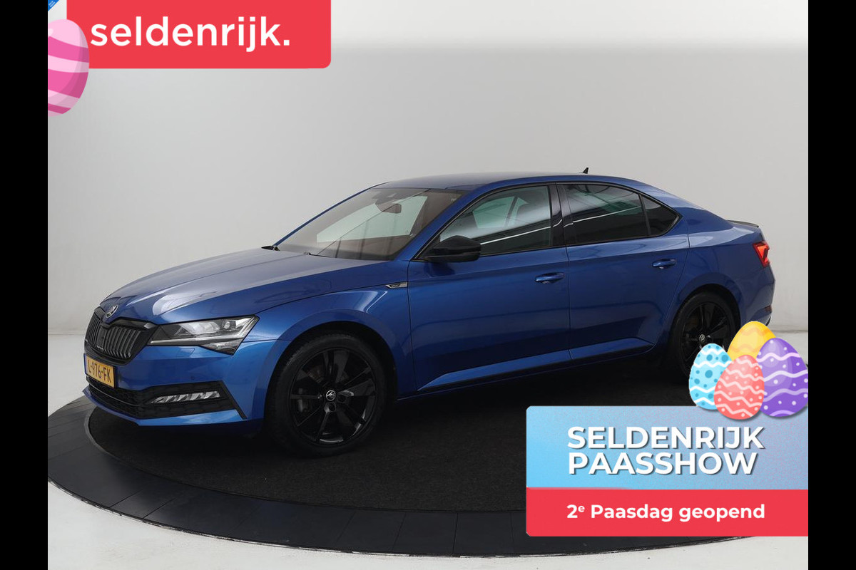 Škoda Superb 1.4 TSI iV Sportline | 360 Camera | Adaptive cruise | Trekhaak | Achterbankverwarming | Canton Sound | Matrix LED | Alcantara | Stoelverwarming | Carplay | Navigatie | PHEV | Plug In