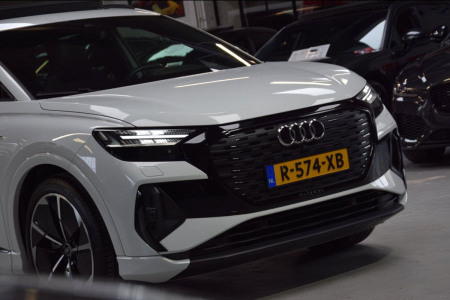 Audi Q4 e-tron 40 S edition 77 kWh Panoramadak|Navi|Head-UP|Sonos|21 Inch|RS-Seats|ACC|16500km!!!