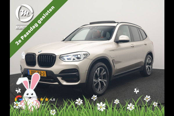 BMW X3 xDrive30e High Executive PHEV 293pk | Panodak | Head Up | Camera | Lederen Sportstoelen & Stuur Verwarmd | Sfeerverlichting | Adaptive LED | Hifi Audio | Blis | Keyless | Navigatie | DAB | Plug In Hybrid