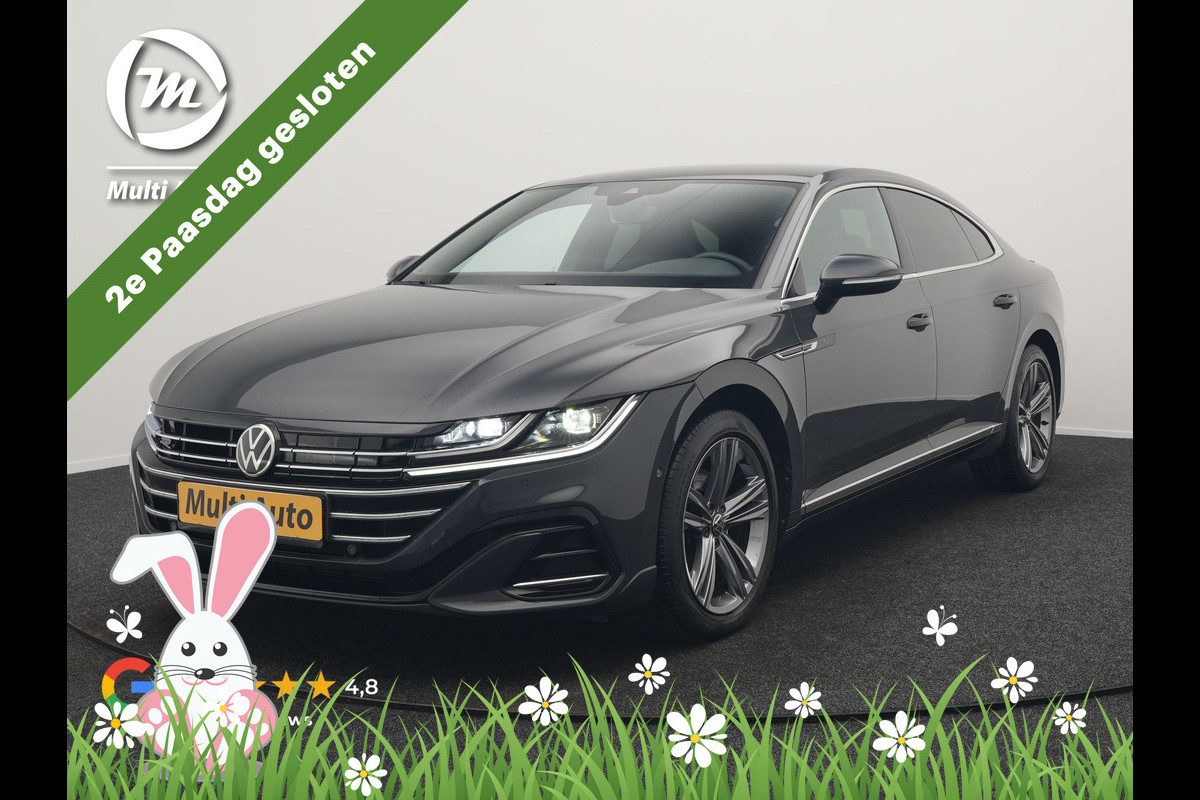 Volkswagen Arteon 1.4 TSI eHybrid R-Line Plug In Hybrid 218pk Dealer O.H. PHEV | Lederen Sportstoelen Memory & Massage | Adaptive Cruise | Camera | Matrix LED | Apple Caplay | Voorstoelen Verwarmd | Blis | Virtual | Navigatie | DAB |