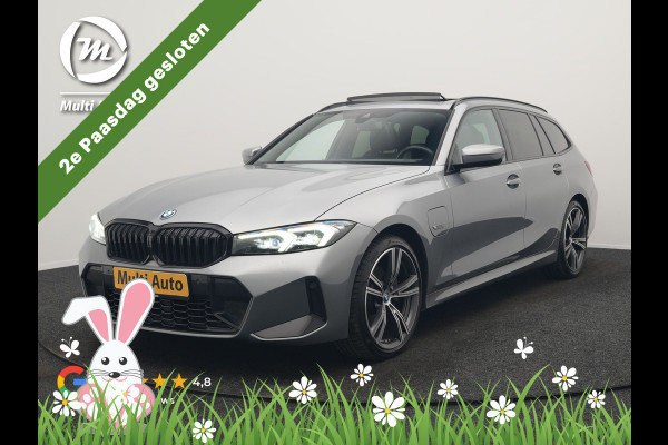 BMW 3 Serie Touring 330e M Sport FACELIFT PHEV 293pk Dealer O.H. | Trekhaak Af Fabriek | Panodak | Harman / Kardon | Sfeerverlichting | Sportstoelen Verwarmd | Widescreen Navi | Apple Carplay | Blis | DAB | Plug In Hybrid |