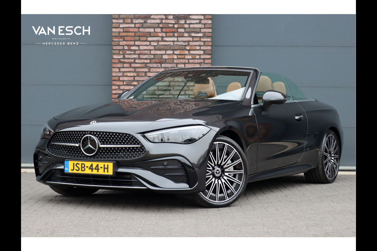 Mercedes-Benz CLE Cabriolet 450 4MATIC AMG Line | Distronic+ | Massage | Nappa Leder | Burmester | Airscarf | Stoelventilatie | HUD | Verwarmd Stuurwiel | Cabriocomfortpakket | Digital Light |