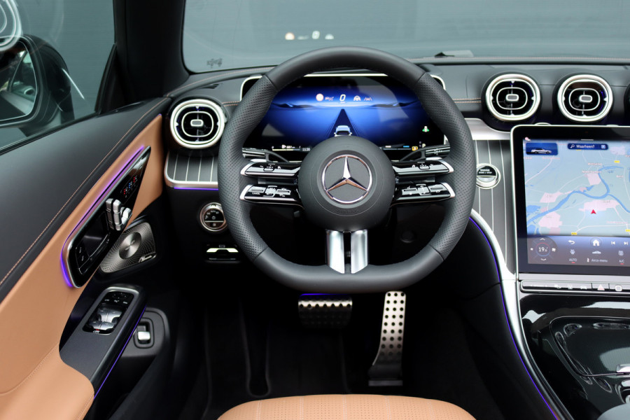 Mercedes-Benz CLE Cabriolet 450 4MATIC AMG Line | Distronic+ | Massage | Nappa Leder | Burmester | Airscarf | Stoelventilatie | HUD | Verwarmd Stuurwiel | Cabriocomfortpakket | Digital Light |