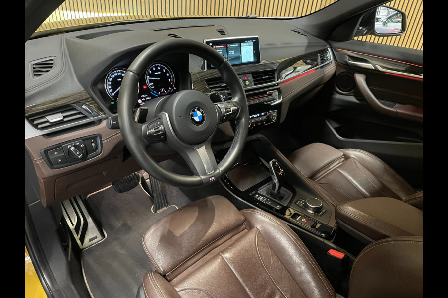 BMW X2 2.0i xDrive High Executive M|AUTOMAAT|FULLOPTION|LEDER|MEMORY|HEADUP|ELEK,A-KLEP|NAVI|STOELVERW|CAMERA|CRUISE+CLIMATE CTRL|