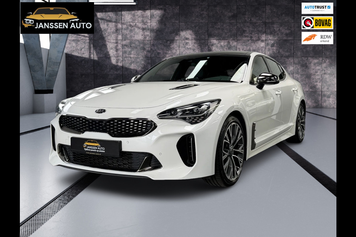 Kia Stinger 2.0 T-GDI GT-Line | Pano | H&K | Adaptive | Leder | Memory | Carplay | Full Option | 1e eigenaar | Dealeronderhouden