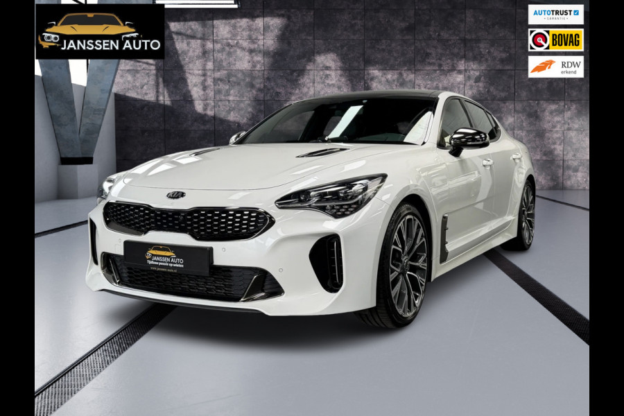 Kia Stinger 2.0 T-GDI GT-Line | Pano | H&K | Adaptive | Leder | Memory | Carplay | Full Option | 1e eigenaar | Dealeronderhouden