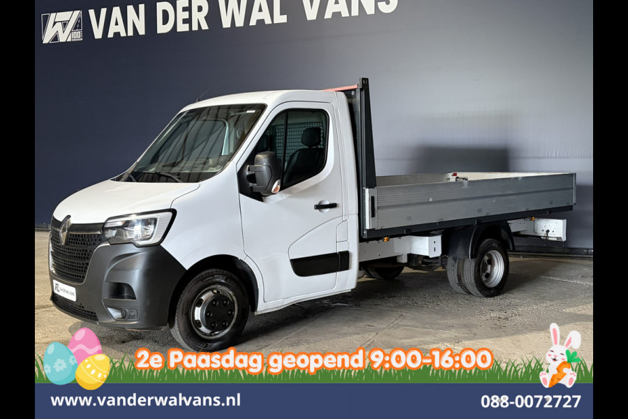 Renault Master 2.0 dCi Pick Up Open Laadbak Dubbel Lucht Euro6 Airco | Cruisecontrol | LED | Leder Bluetooth telefoonvoorbereiding