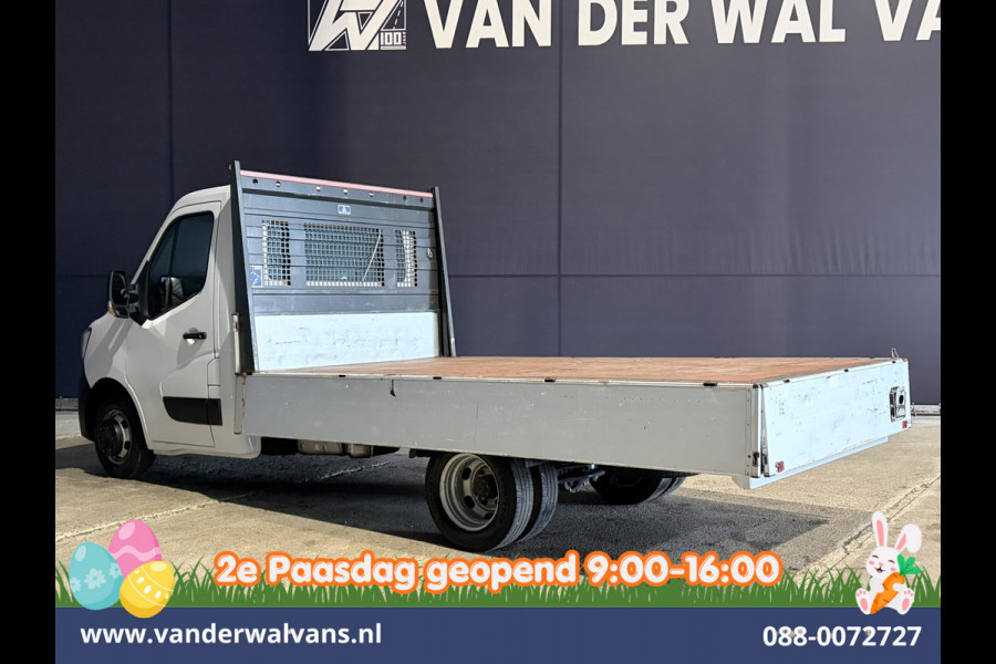 Renault Master 2.0 dCi Pick Up Open Laadbak Dubbel Lucht Euro6 Airco | Cruisecontrol | LED | Leder Bluetooth telefoonvoorbereiding