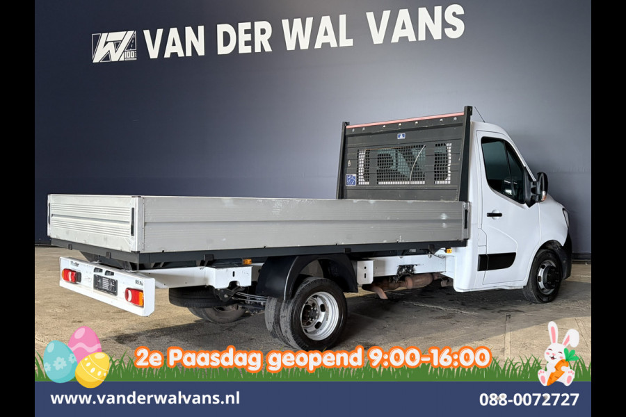 Renault Master 2.0 dCi Pick Up Open Laadbak Dubbel Lucht Euro6 Airco | Cruisecontrol | LED | Leder Bluetooth telefoonvoorbereiding