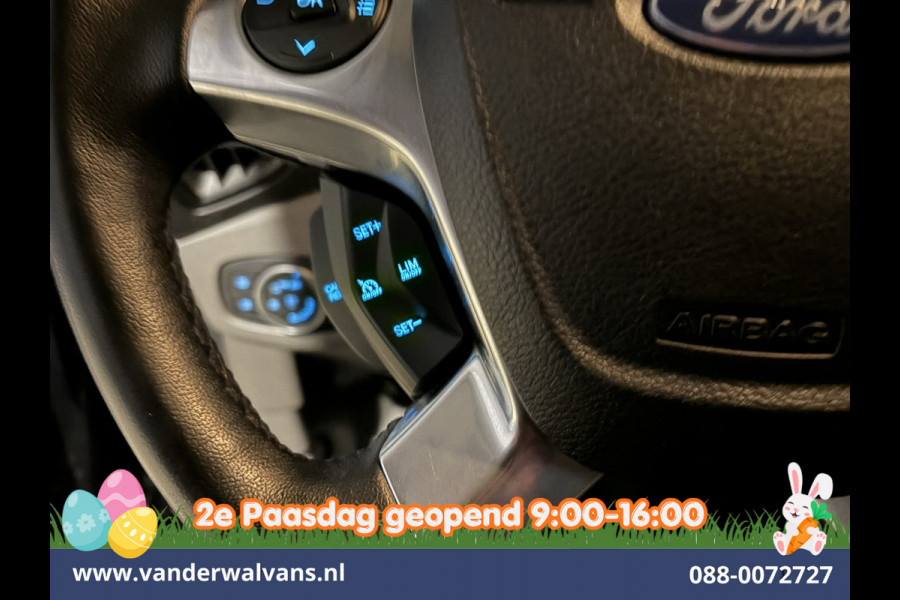 Ford Transit Connect 1.5 EcoBlue 100pk L2H1 Euro6 Airco | 3-Zits | Camera | Cruisecontrol | Trekhaak Dakdragers, Parkeersensoren, Verwarmde voorruit, Bijrijdersbank