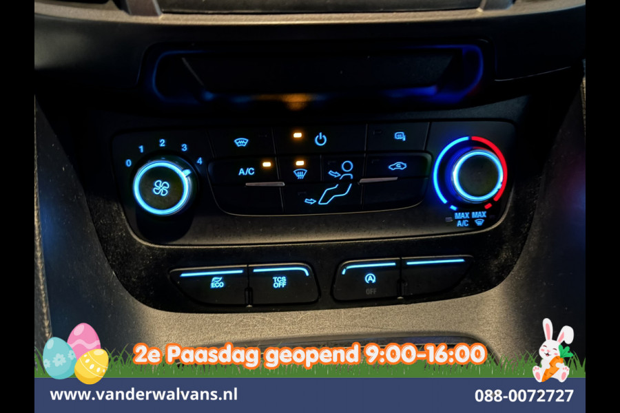 Ford Transit Connect 1.5 EcoBlue 100pk L2H1 Euro6 Airco | 3-Zits | Camera | Cruisecontrol | Trekhaak Dakdragers, Parkeersensoren, Verwarmde voorruit, Bijrijdersbank
