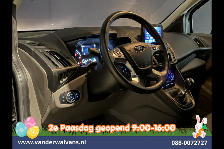Ford Transit Connect 1.5 EcoBlue 100pk L2H1 Euro6 Airco | 3-Zits | Camera | Cruisecontrol | Trekhaak Dakdragers, Parkeersensoren, Verwarmde voorruit, Bijrijdersbank