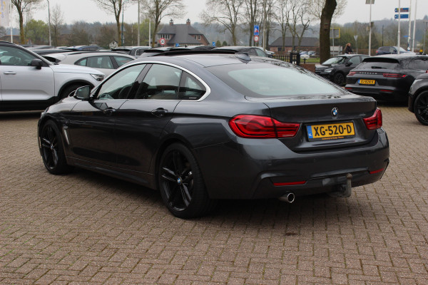 BMW 4 Serie Gran Coupé 418i High Exe. M Sport / Trekhaak / Schuifdak / 360Camera / 18'' / Navigatie / Dodehoek / DAB / Cruise Control / Getint glas / Stoelverwarming