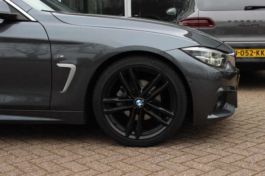 BMW 4 Serie Gran Coupé 418i High Exe. M Sport / Trekhaak / Schuifdak / 360Camera / 18'' / Navigatie / Dodehoek / DAB / Cruise Control / Getint glas / Stoelverwarming