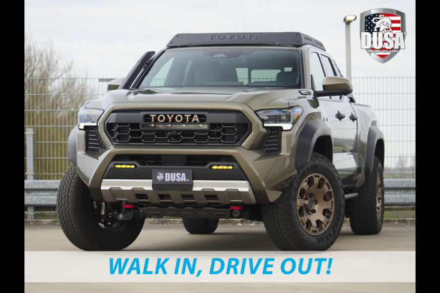 Toyota tacoma 2.4L | i-FORCE MAX | Trailhunter Roofrack | Led Pakket | Bronze Oxide | Nieuw Binnen!