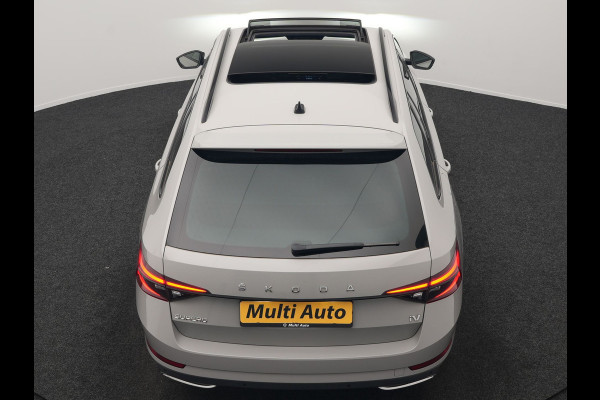 Škoda Superb Combi 1.4 TSI iV Sportline Business PHEV 218pk Dealer O.H. | Trekhaak Af Fabriek | Panodak | Adaptive Cruise | Camera | Alcantara Sportstoelen Verwarmd | Sfeerverlichting | Keyless | Stuur Verwarmd | Blis | Plug In Hybrid |