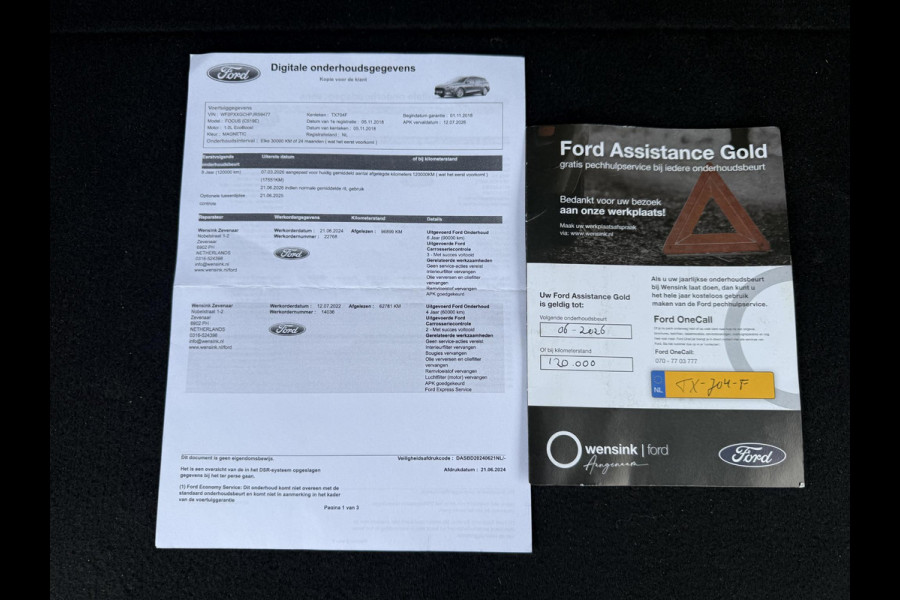 Ford FOCUS Wagon 1.0 EcoBoost Titanium Business 2e Eigenaar|Navi|Trekhaak|Camera|B&O Sound System|Clima|Cruise|Stoelverwarming|N.A.P|APK tot 07-2026