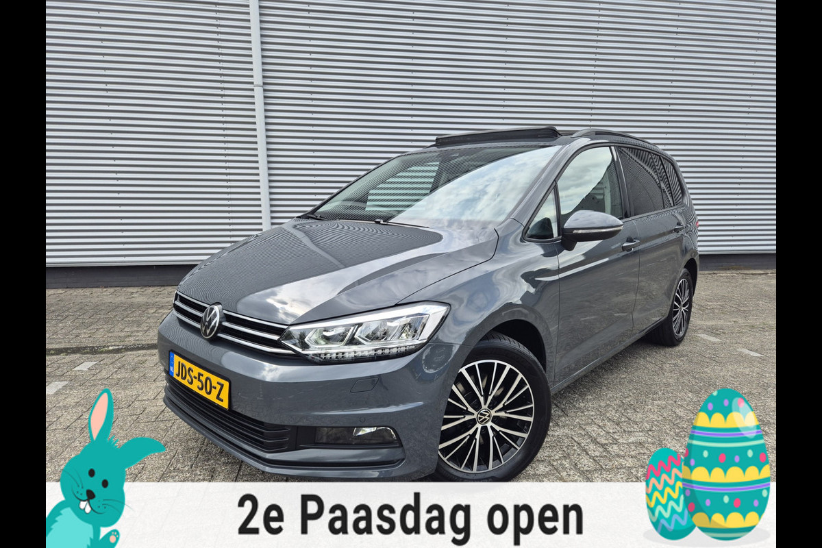 Volkswagen Touran 1.5 TSI 7p Autom,Panorama,airco,adap cruise,nav/camera,wegkl. trekhaak,stoelverwarming,standkachel,