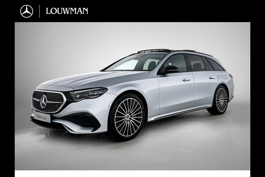 Mercedes-Benz E-Klasse Estate 300 e Business Solution AMG | Winterpakket | Nightpakket | Comfortpakket Plus | Trekhaak | Head-up display | Panoramaschuifdak | 20" multispaaks AMG velgen |