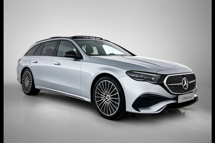 Mercedes-Benz E-Klasse Estate 300 e Business Solution AMG | Winterpakket | Nightpakket | Comfortpakket Plus | Trekhaak | Head-up display | Panoramaschuifdak | 20" multispaaks AMG velgen |